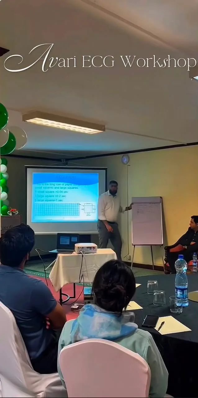 Avari Hotel ECG workshop attended by CARDIG