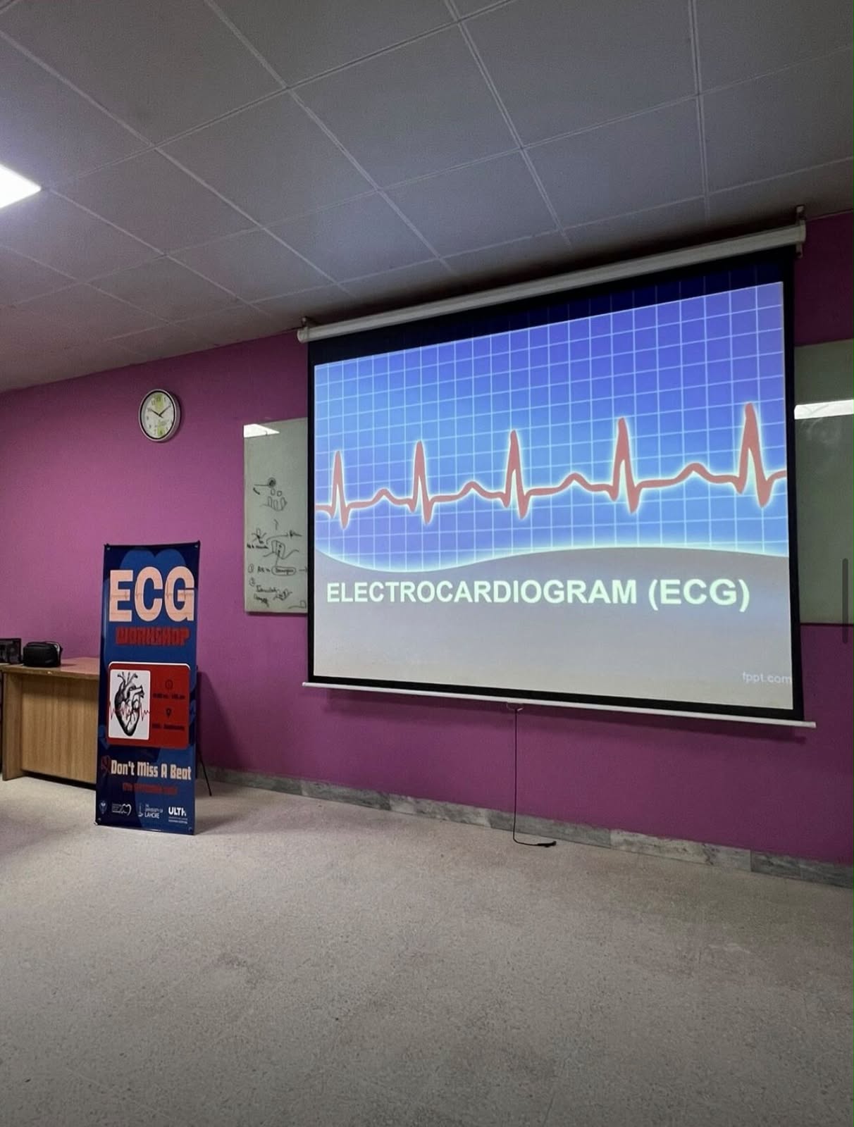 ECG workshop session at ULTH