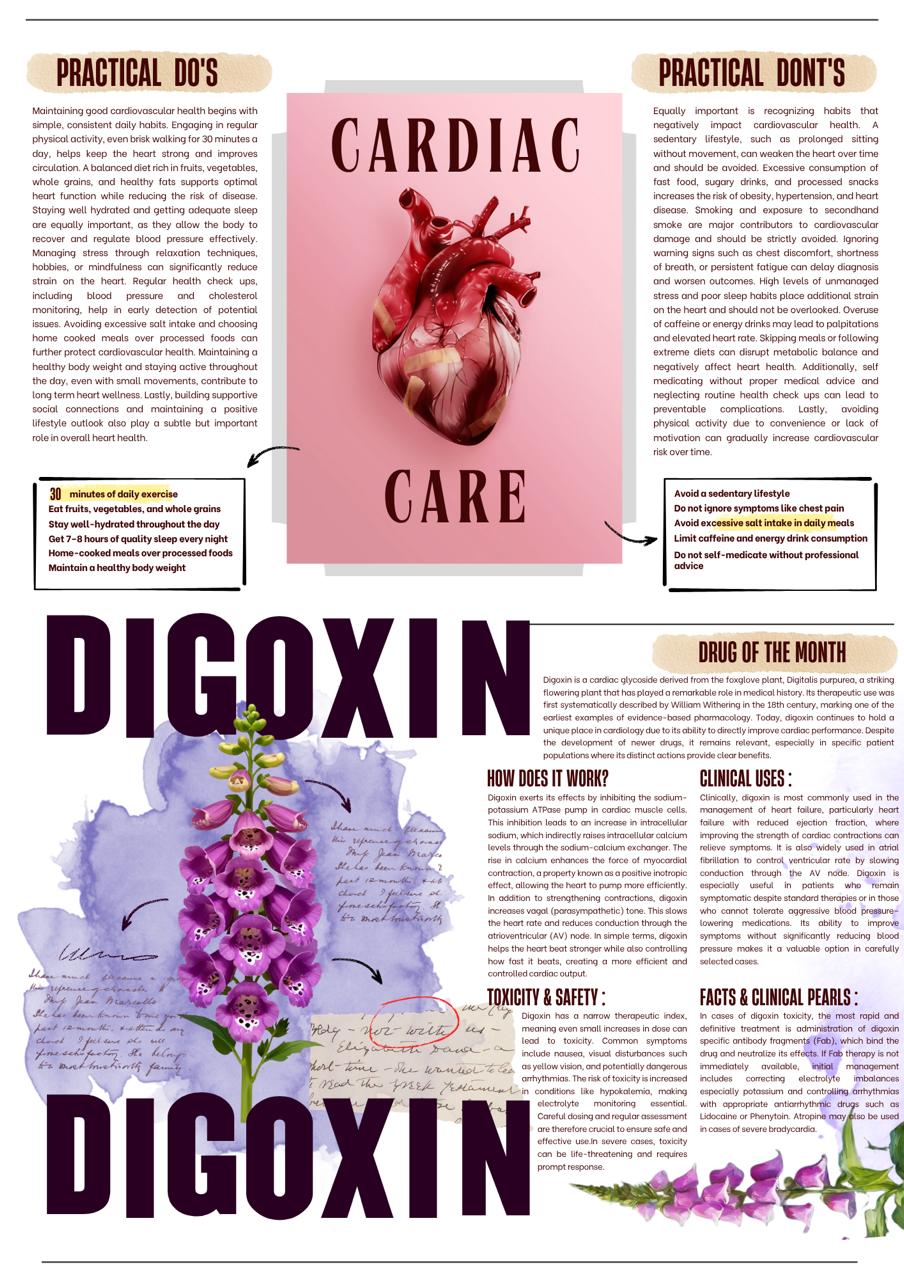 CARDIG newsletter — Drug of the Month: Digoxin